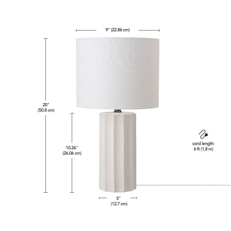 Jizheng E-Like Table lamp,Tree Style Base,Country Style White Table factory lamp,Linen S